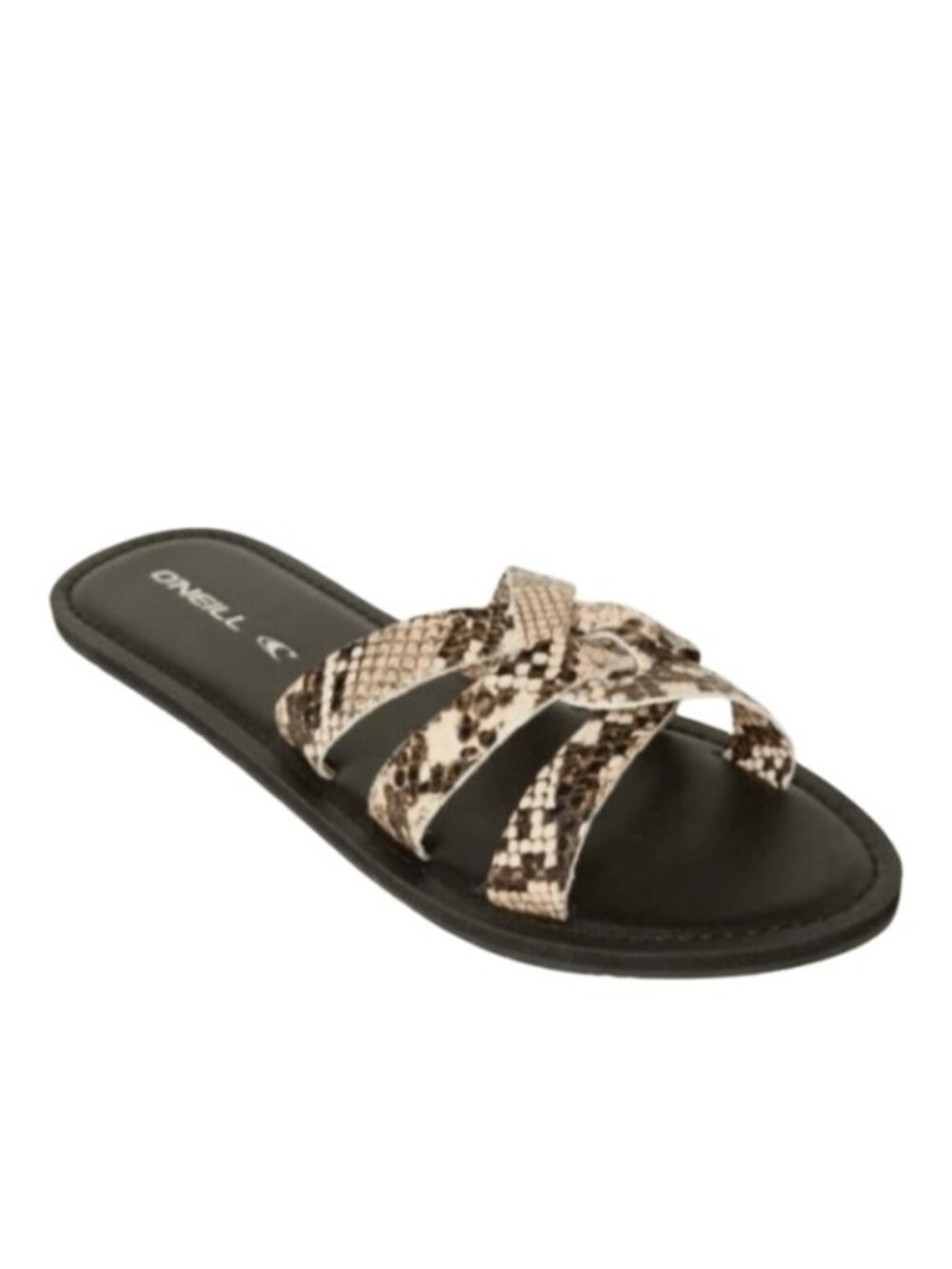 O'Neill Women's Dawson Sandals, Ran Snakeskin, Size 10